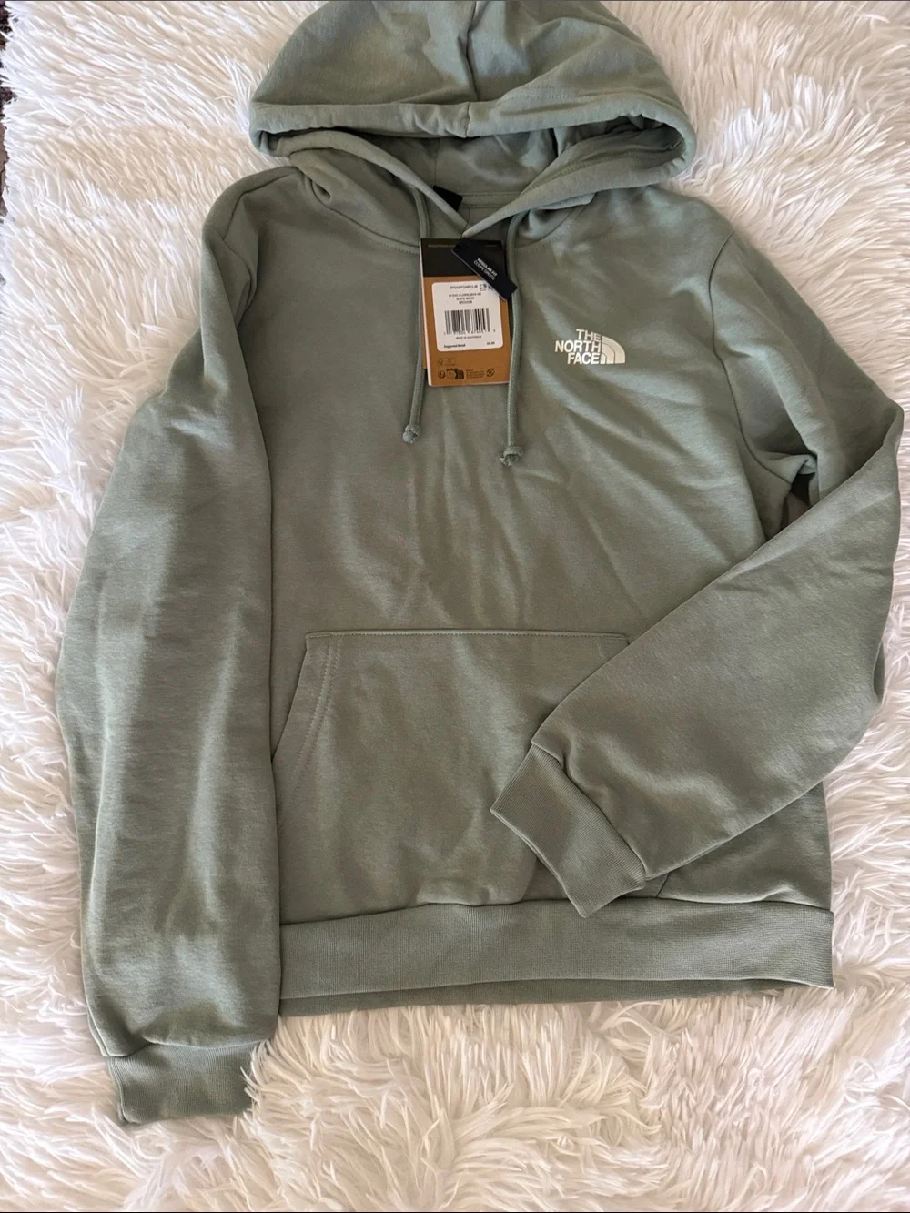The North Face Men's Sage Green Crewneck Hoodie